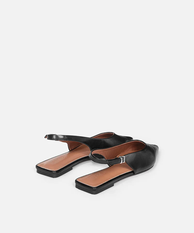 Ipekyol  Leather-Effect Flats with Buckles for Women | Best Price UAE